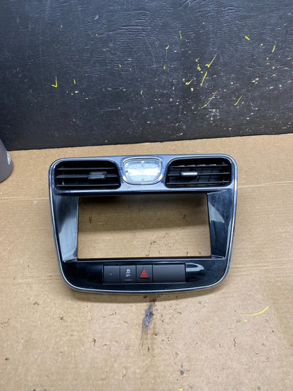 2011 - 2014 Chrysler 200 Dash Radio Bezel Trim Clock Hazard Bezel W6582 DG0