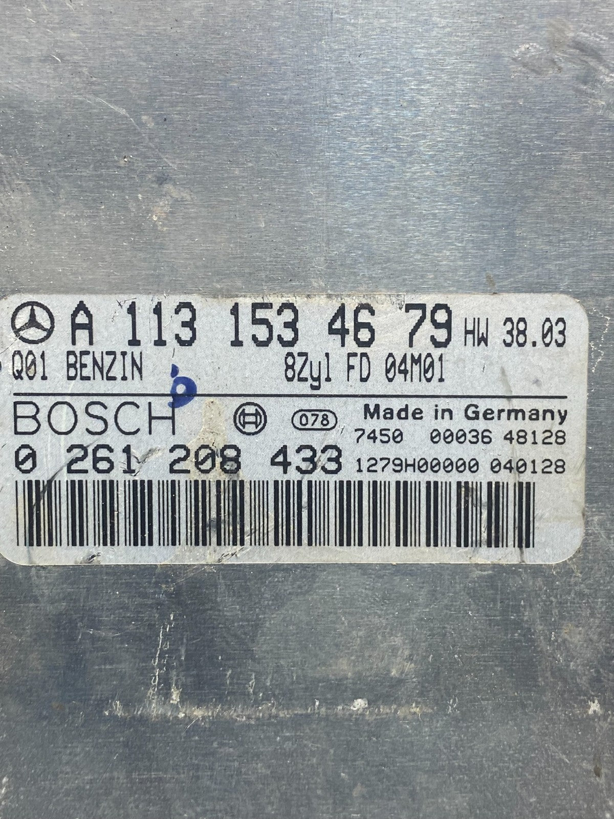 2000 to 2006 Mercedes S430 S500 ECU ECM Engine Control Module Unit AG6142 DG2