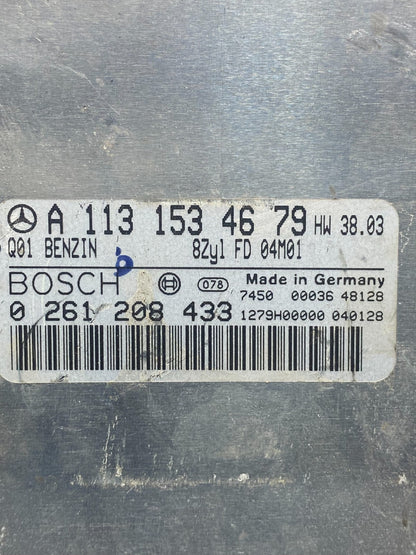 2000 to 2006 Mercedes S430 S500 ECU ECM Engine Control Module Unit AG6142 DG2
