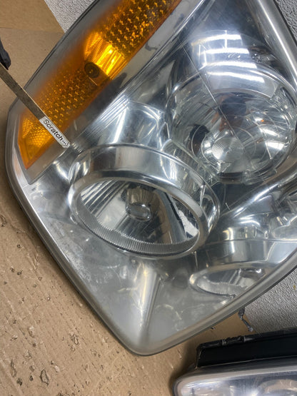 2007 - 2014 GMC Yukon Halogen Headlights Left+Right Side Set R0632 DW5
