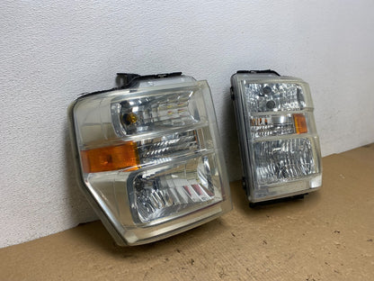 2008-2014 Ford Econoline E150 E250 E350 Left+Right Headlights AF8193 DW2