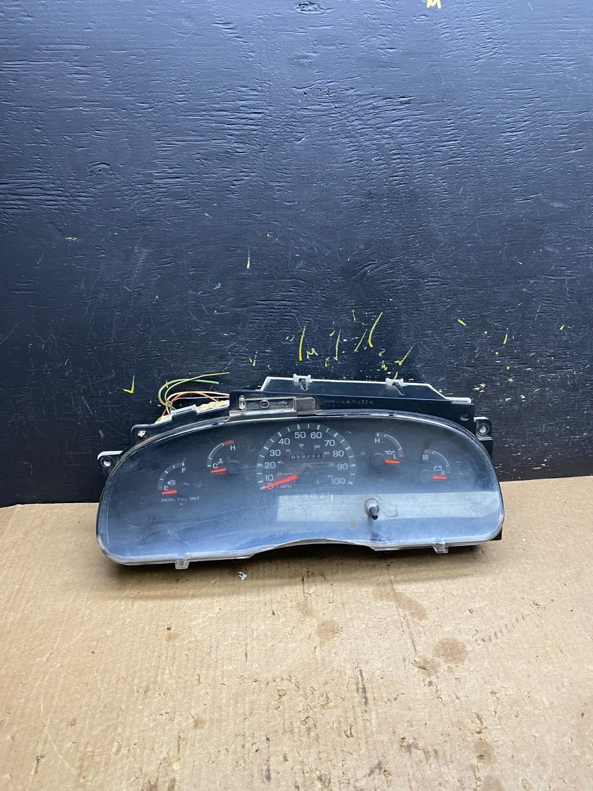 1997 to 2003 Ford E350 VAN Gauge Speedometer Cluster Oem z7107 DG0