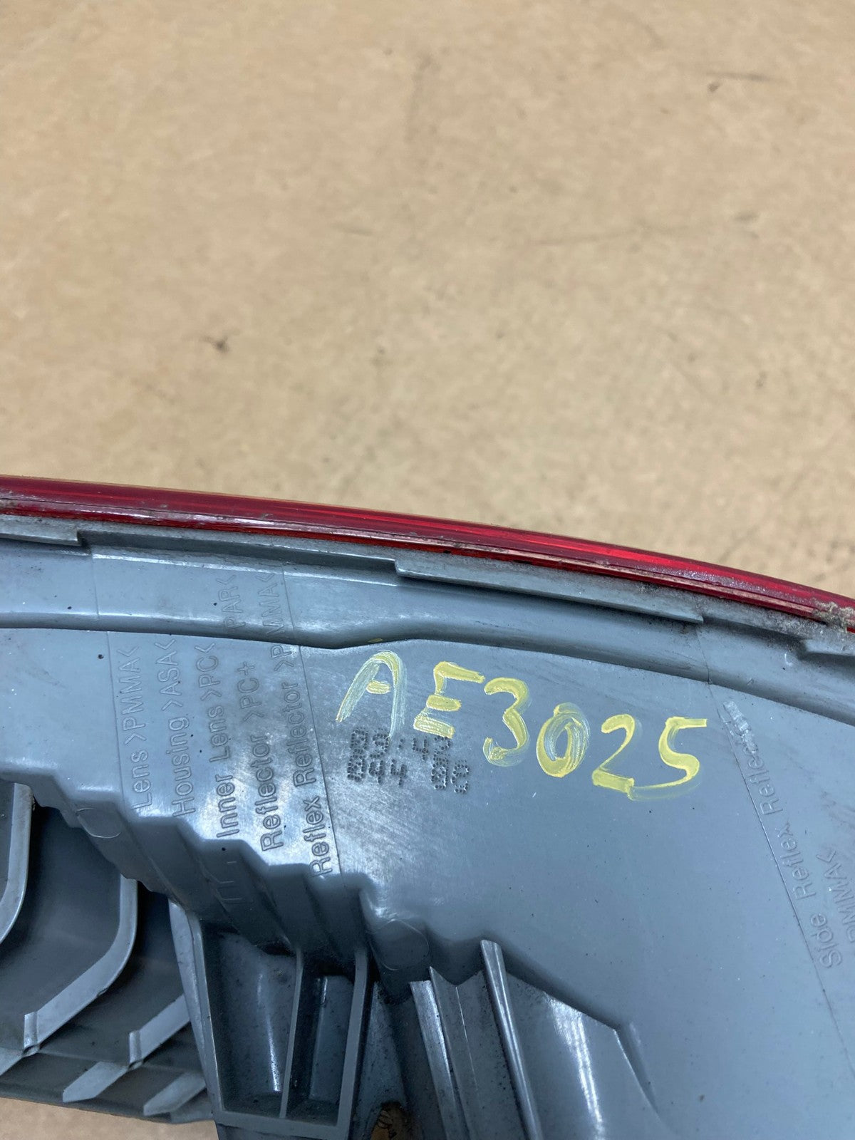 2007 2008 2009 Toyota Camry Right Passenger Side Tail Light AE3025 LK9