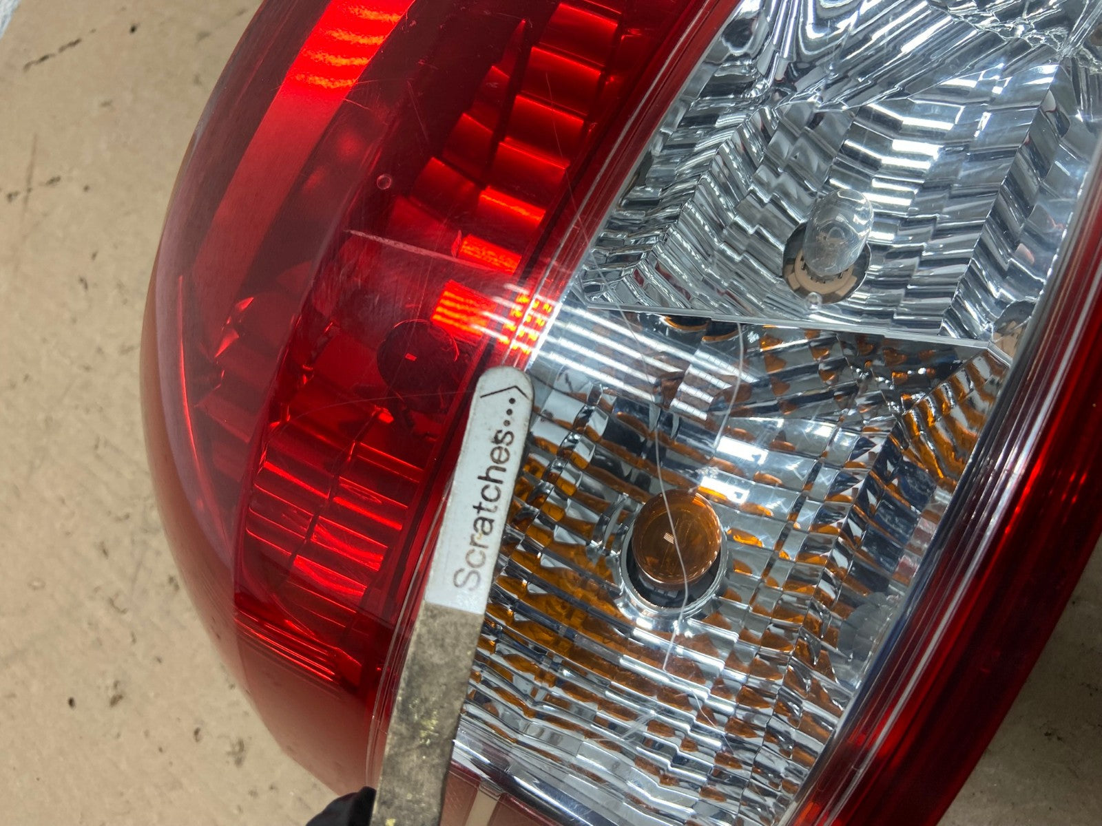 2007 to 2012 Toyota Yaris Hatchback Left Driver LH Side Tail Light AF3291 LK3