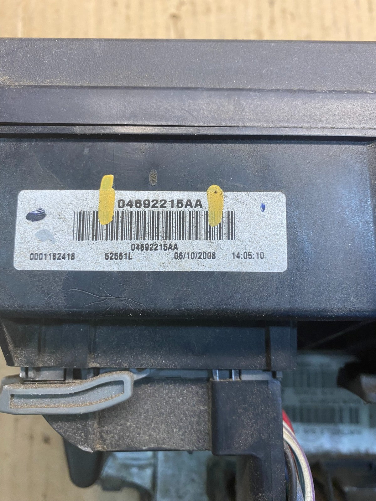2009 Jeep Grand Cherokee Fuse Box Relay Panel 04692215aa ac0468 DG6