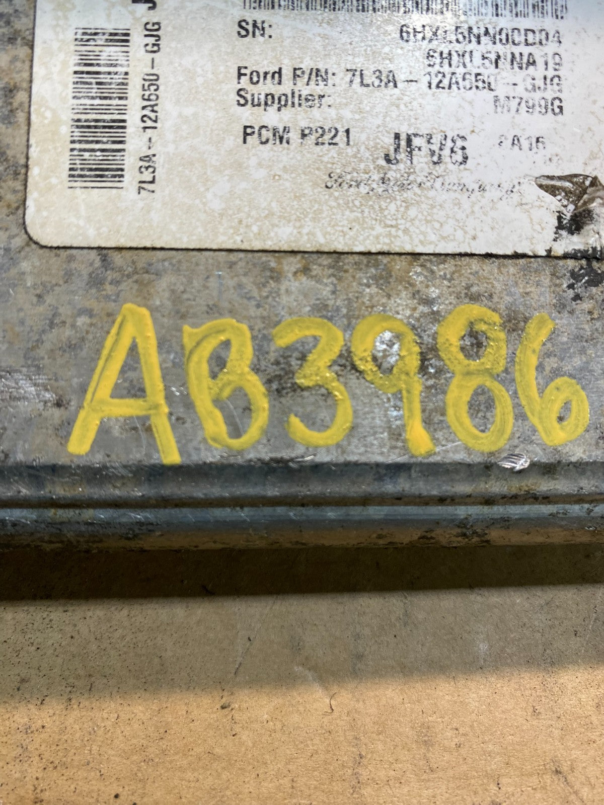 2007 Ford F-150 F150 5.4L Engine Control Unit ECU Computer Module AB3986 DG3
