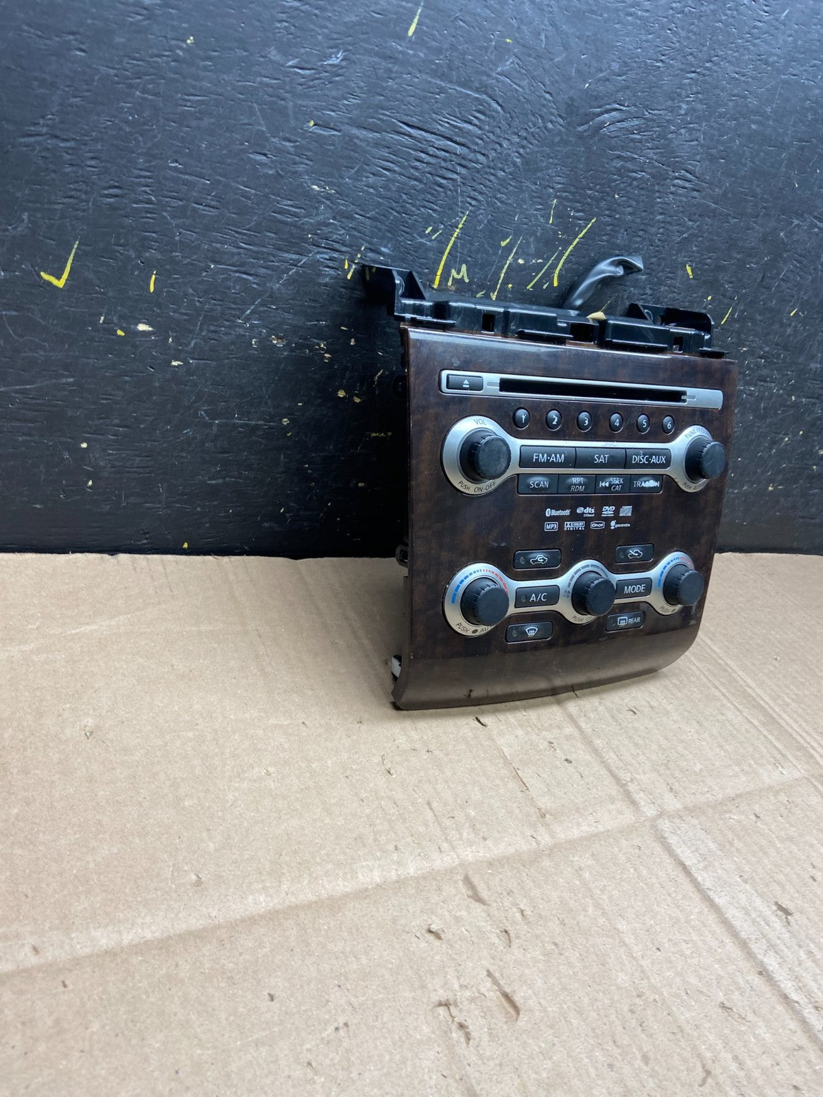 2010-2013 Nissan Maxima Center Console Climate Control Radio Bezel OEM aa4897 DG1