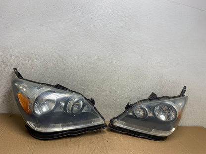 2005 2006 2007 Honda Odyssey Left+Right Set Halogen Headlights V1287 DW2