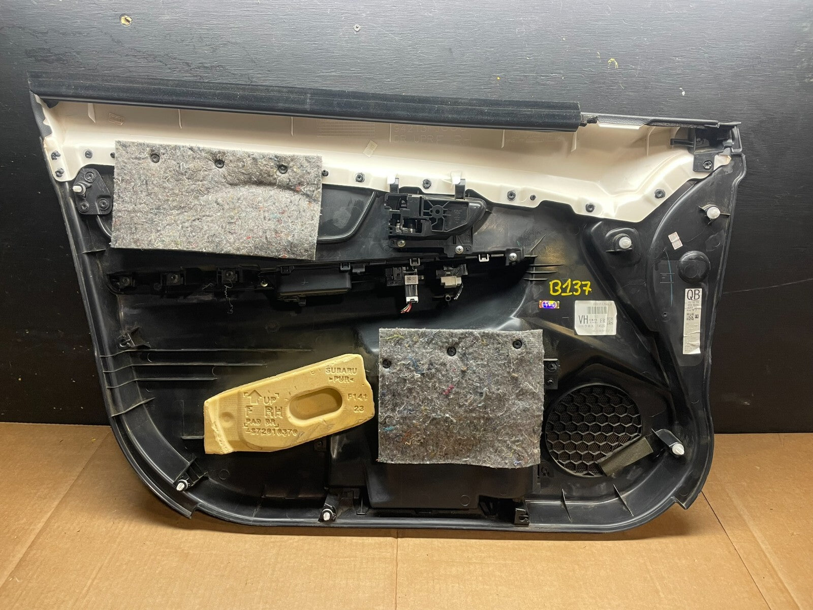 2012 to 2017 Subaru Crosstrek Front Right Passenger Door Panel OEM O8512 PS7