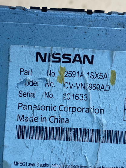 2011 - 2013 Nissan Murano Maxima M35 M37 BOSE Radio CD Navigation ac8932 DG6