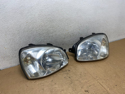 2001-2003 Hyundai Santa Fe Left+Right Headlights Halogen AI7933 DW2