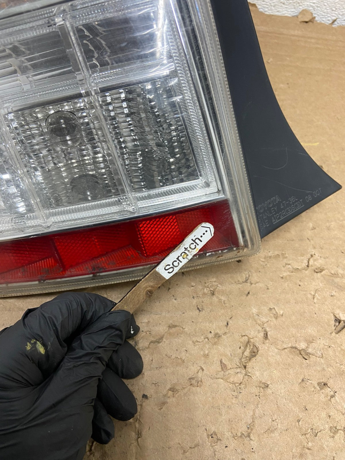 2010 2011 Toyota Prius Tail Light Left Driver LH Side AH9141 LK3