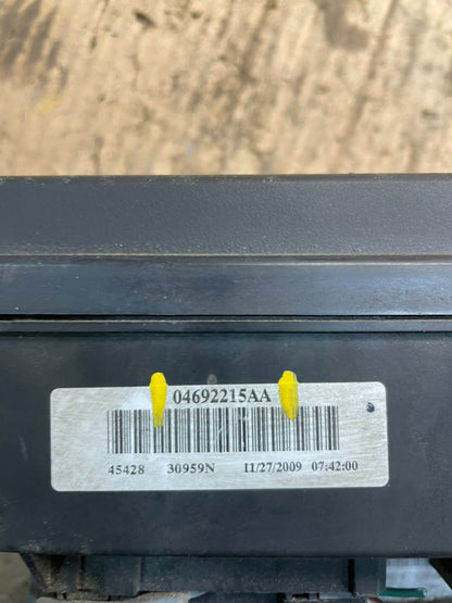 2009 Jeep Grand Cherokee Fuse Box Relay Panel BCM Body Control Module T7456 DG8