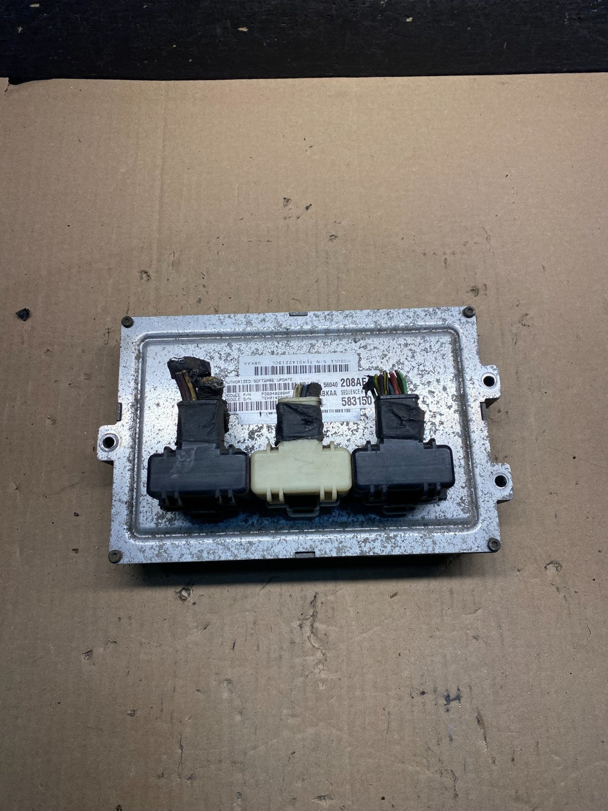 2002 Dodge Ram 3.7L Engine Computer Module ECM P56040208AF ECU ah4735 DG0