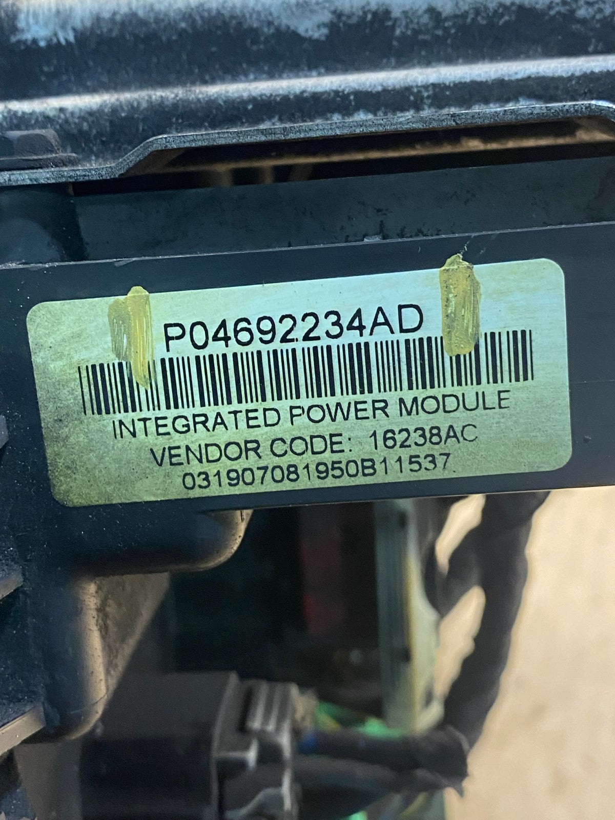 2006 2007 Dodge Charger Fuse Box Body Control Module BCM ag9487 DG6