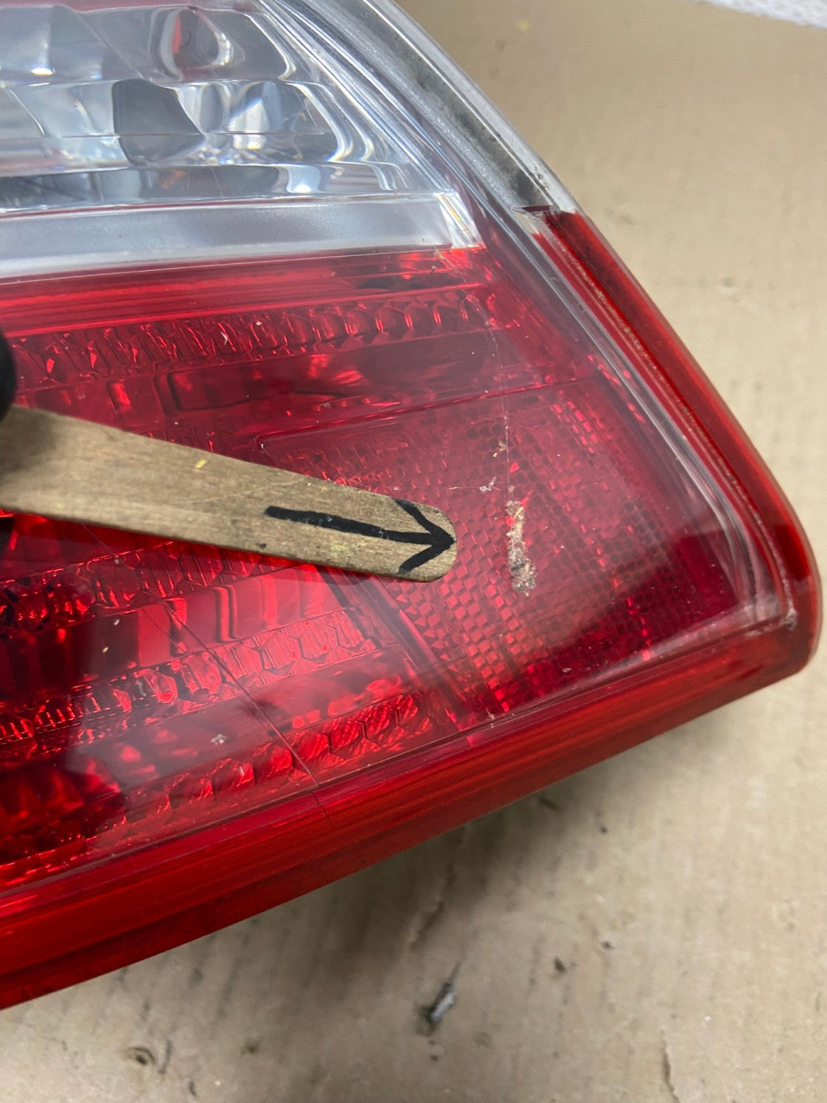 2007 2008 2009 Toyota Camry Left Driver LH Side Tail Light AF5955 LK4