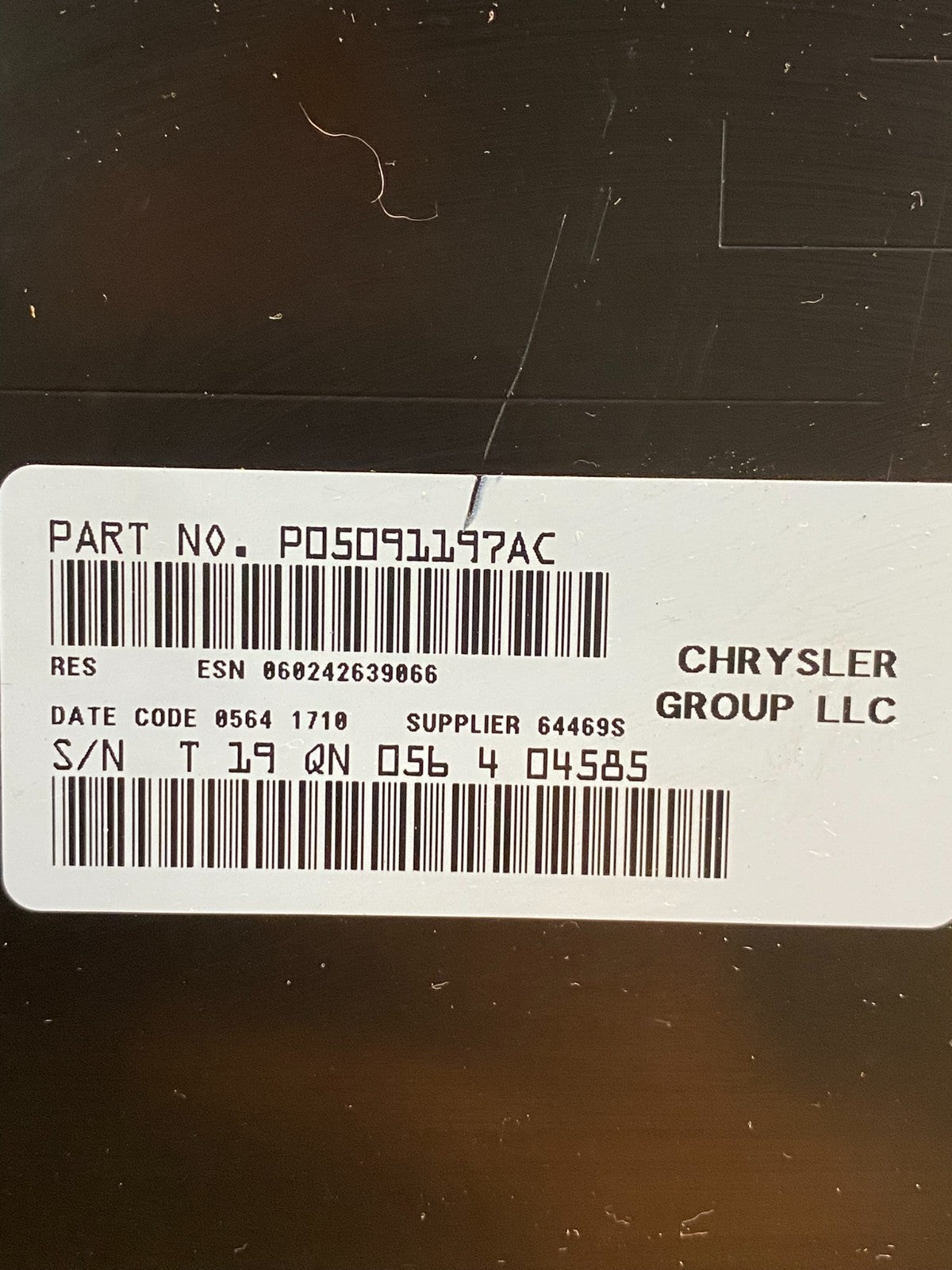 2007-2012 Chrysler Dodge Jeep Ram Radio CD MP3 AUX Receiver AI5319 DG6