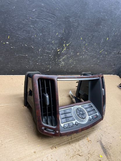 2008 - 2012 Infiniti G35 EX35 Radio Player Screen Panel Bezel w9801 DG1