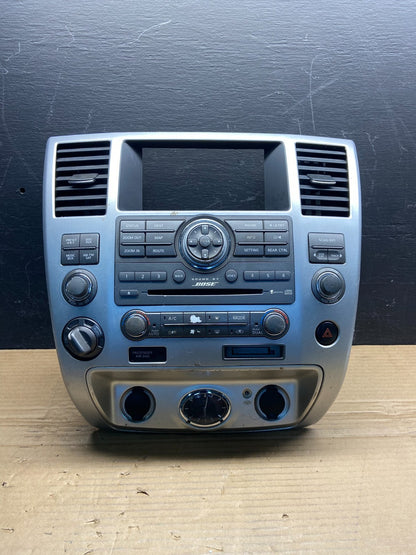 2008 to 2010 Infiniti QX56 Radio Player Climate Control Panel Bezel OE ae2559 DG0