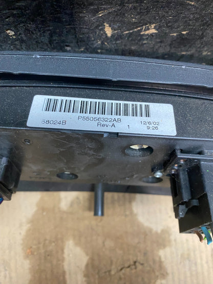 2001 2004 Dodge Dakota Speedometer Climate Control Radio Panel Bezel X3173 DG9