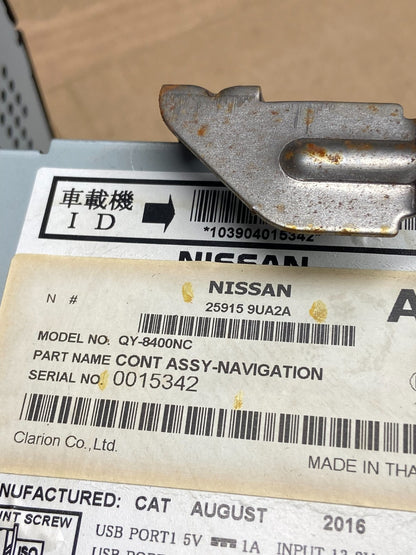 2016 2017 Nissan Murano Radio Dash Information Display Screen AF2731 DG5