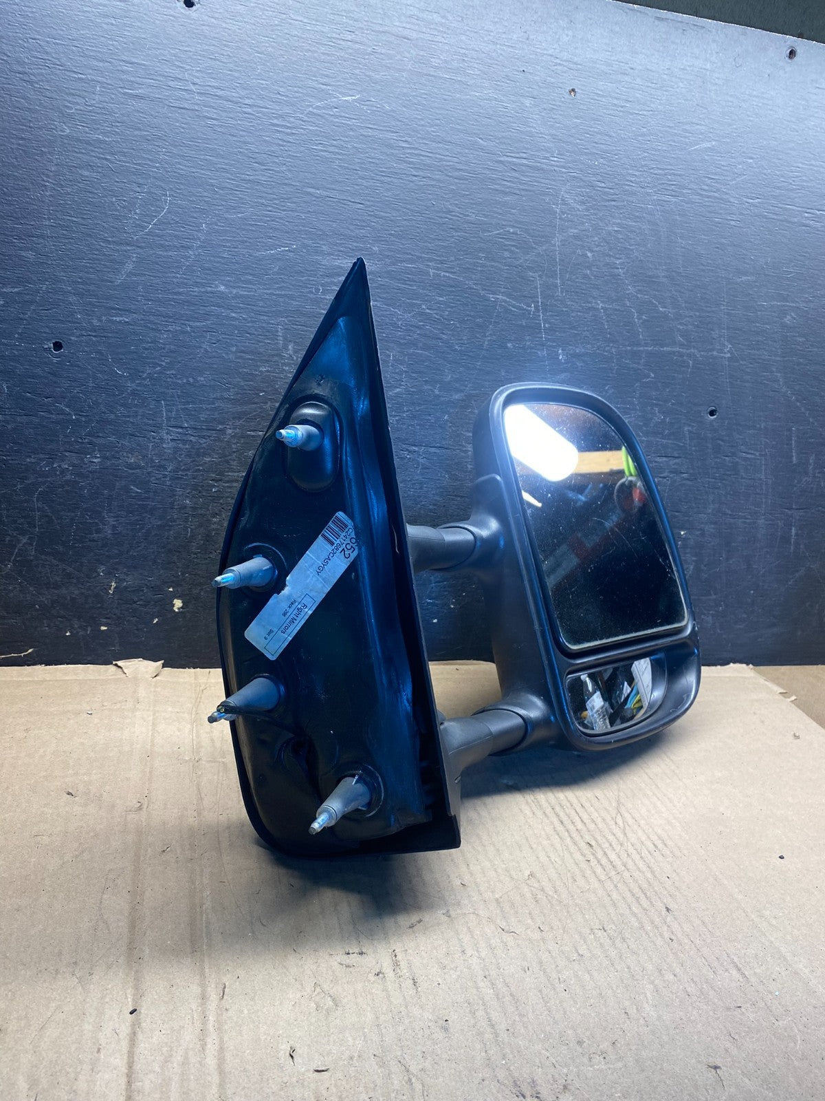 2002-2008 Ford E150 E250 Van Right Passenger Door View Two Arm Mirror AJ0514 DG9