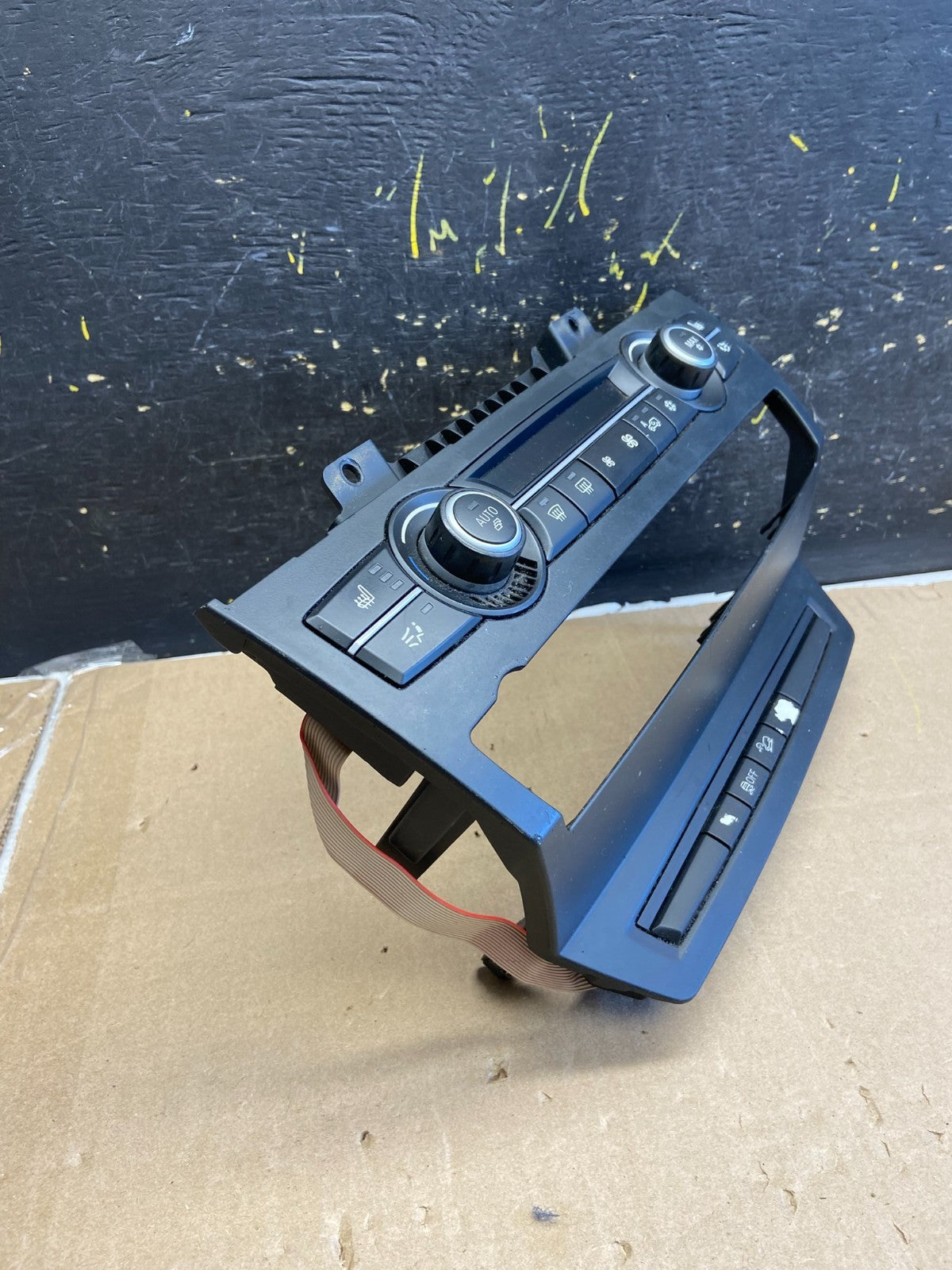 2007-2013 Bmw X5 AC Heater Climate Control Temperature Panel Trim Oem AB1893 DG1