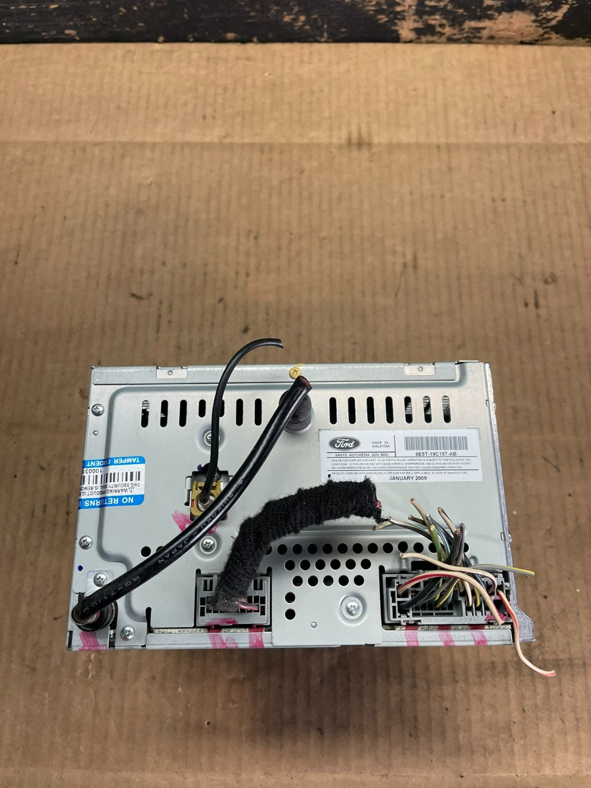 2010 2011 2012 Ford Fusion Radio Cd Receiver Mechanism 9E5T-19C157-AB aa9246 DG2