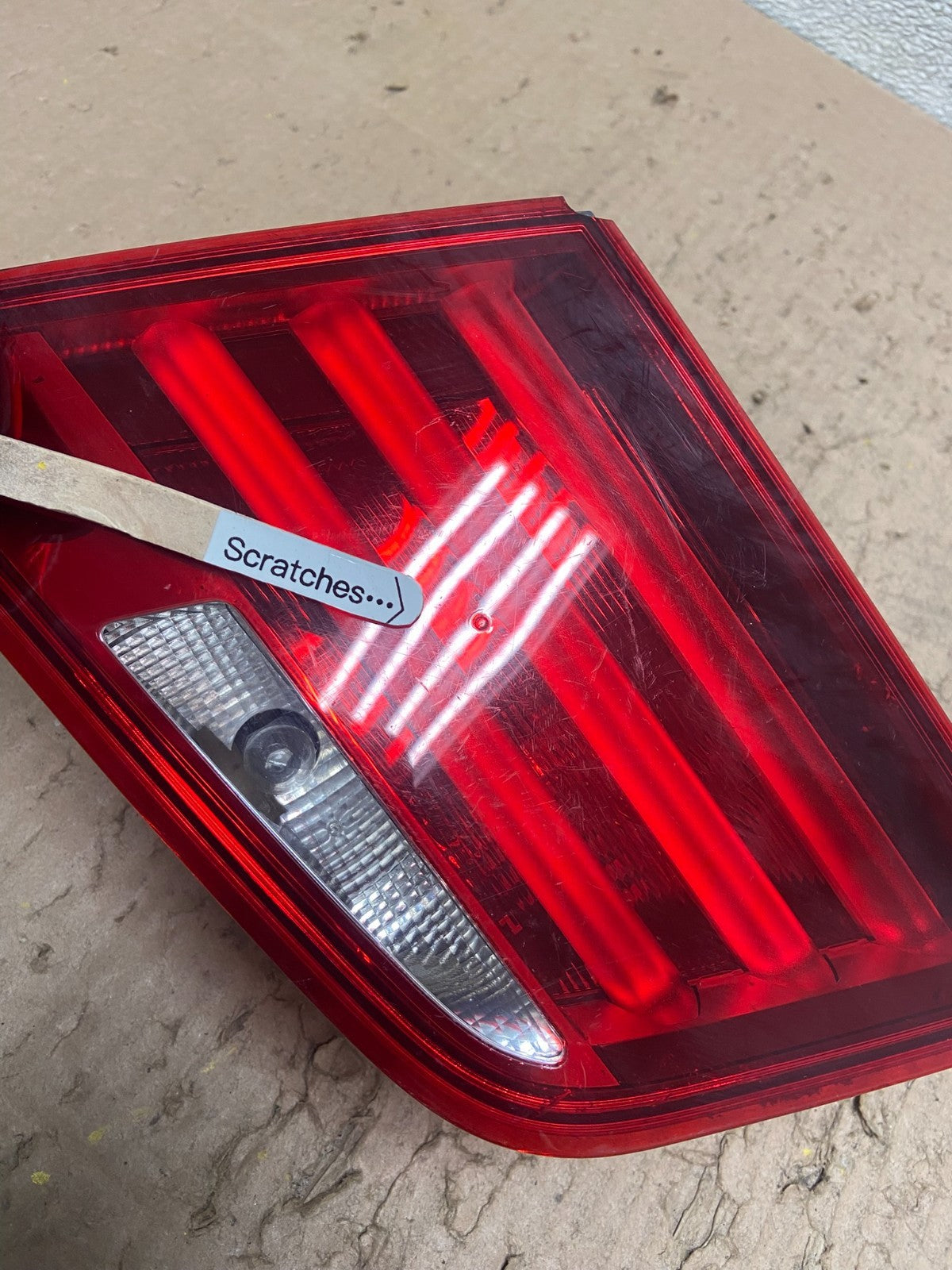2011-2013 BMW 5 F10 Rear Right Passenger Rh Trunk Inner Tail Light OEM Y4869 DW3