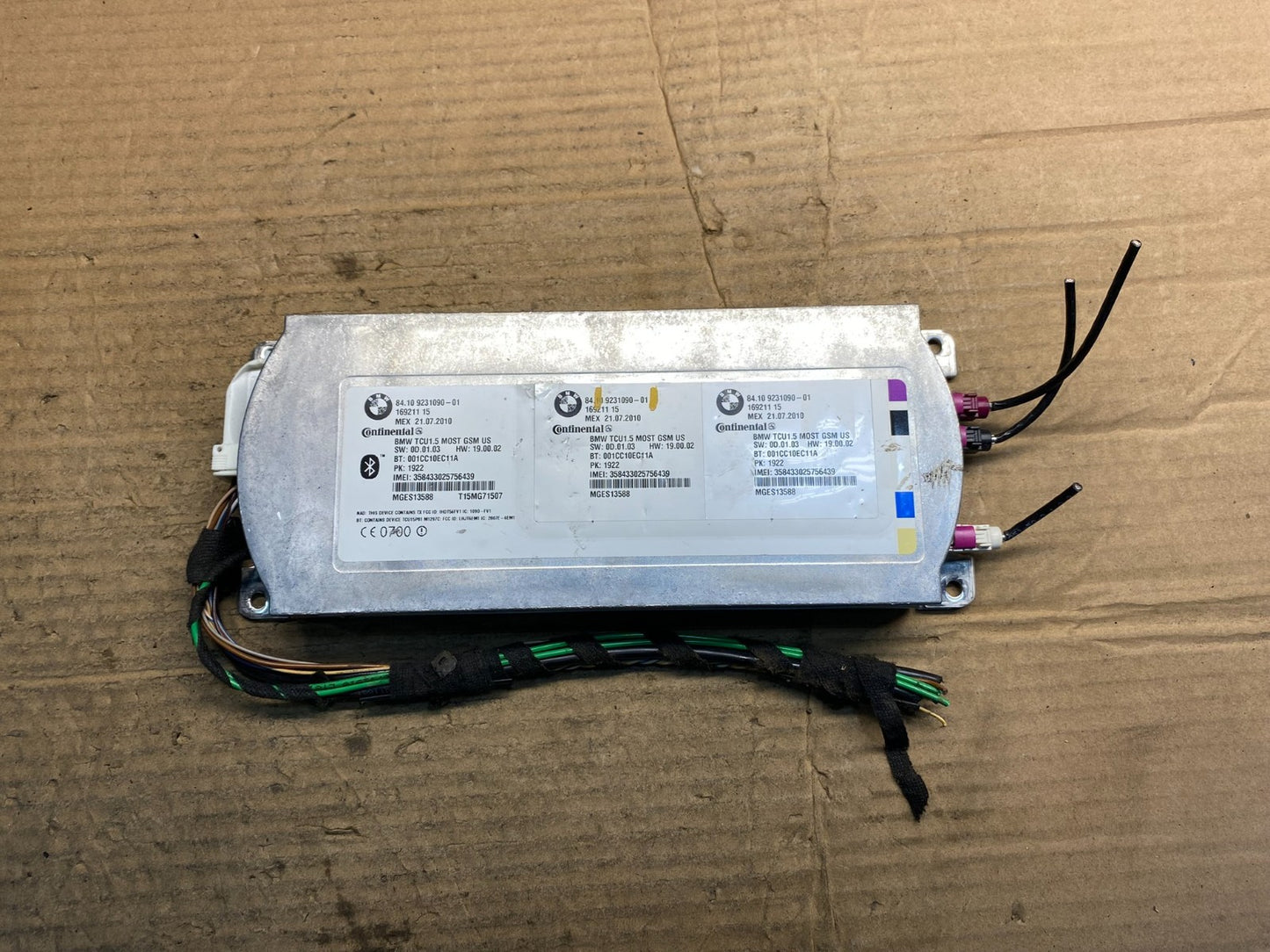 2007 to 2013 Bmw Bluetooth  Control Module Computer Telematics OEM AA7222 DG0