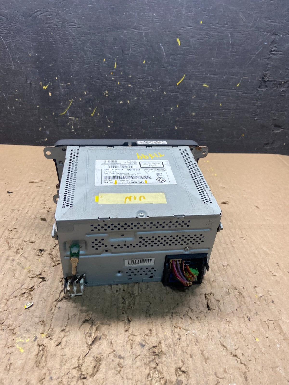 Volkswagen Navigation Radio Head Unit 1k0035180ac T1799 PS4