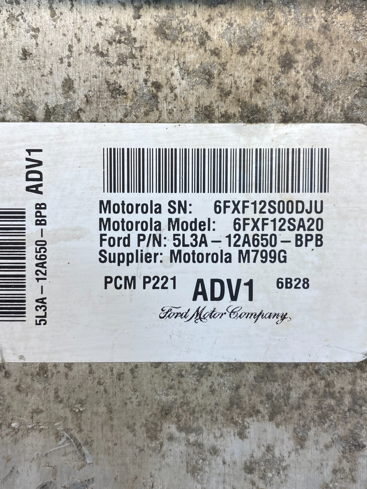 2005 Ford F-150 F150 4.2L Engine Control ECU Module 5l3a-12a650-bpb AE2222 DW2