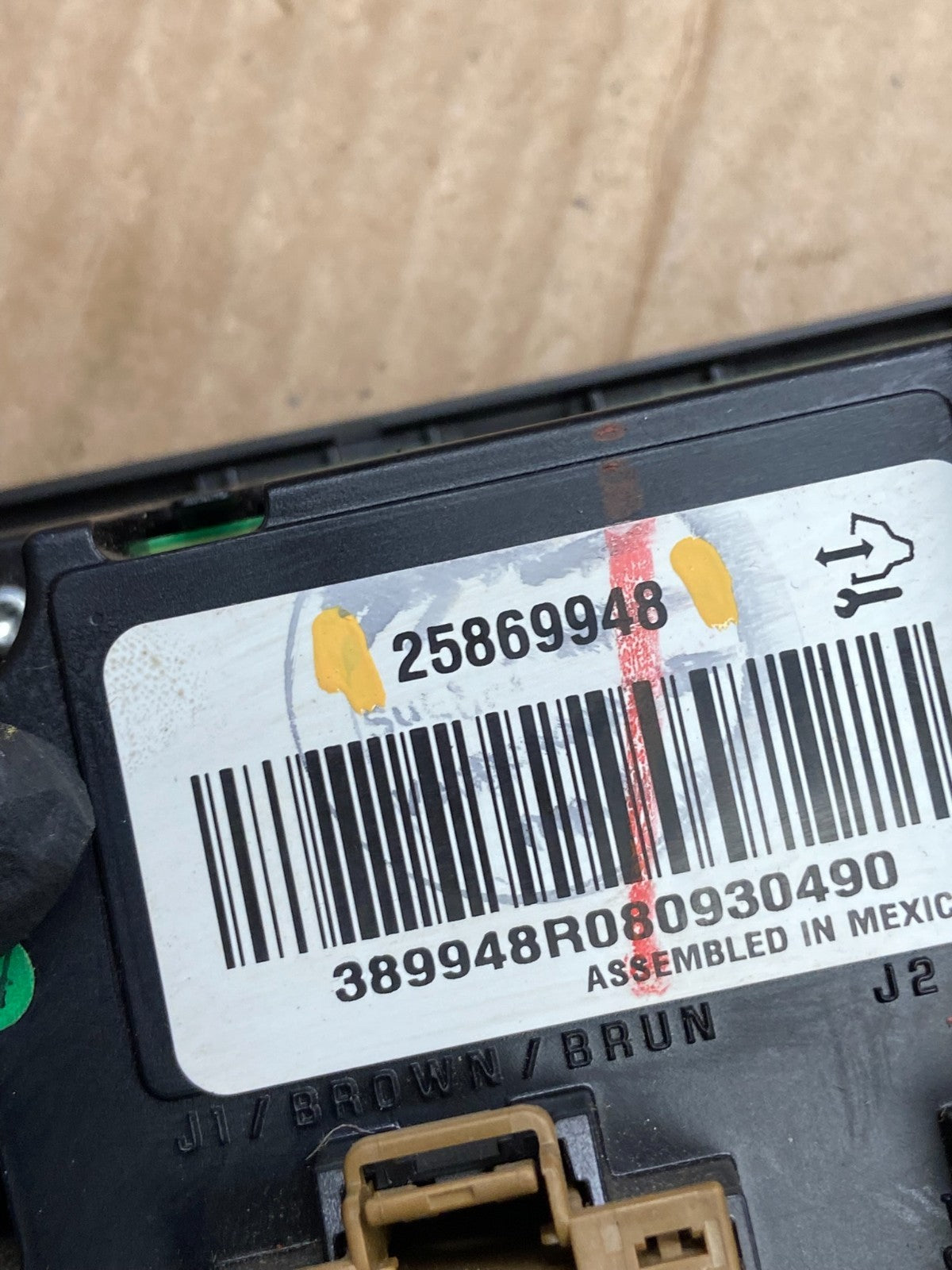 2007 to 2011 Cadillac Escalade AC Heater Climate Control Panel Oem aa4803 DG6