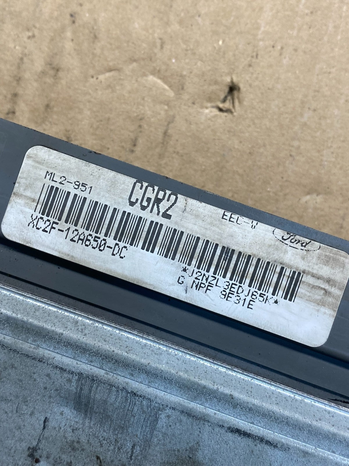 1999 Ford Van E150 E250 4.2L Engine Computer Ecm Ecu xc2f-12a650-dc AI7258 DG2