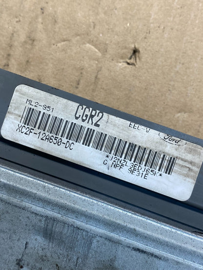 1999 Ford Van E150 E250 4.2L Engine Computer Ecm Ecu xc2f-12a650-dc AI7258 DG2