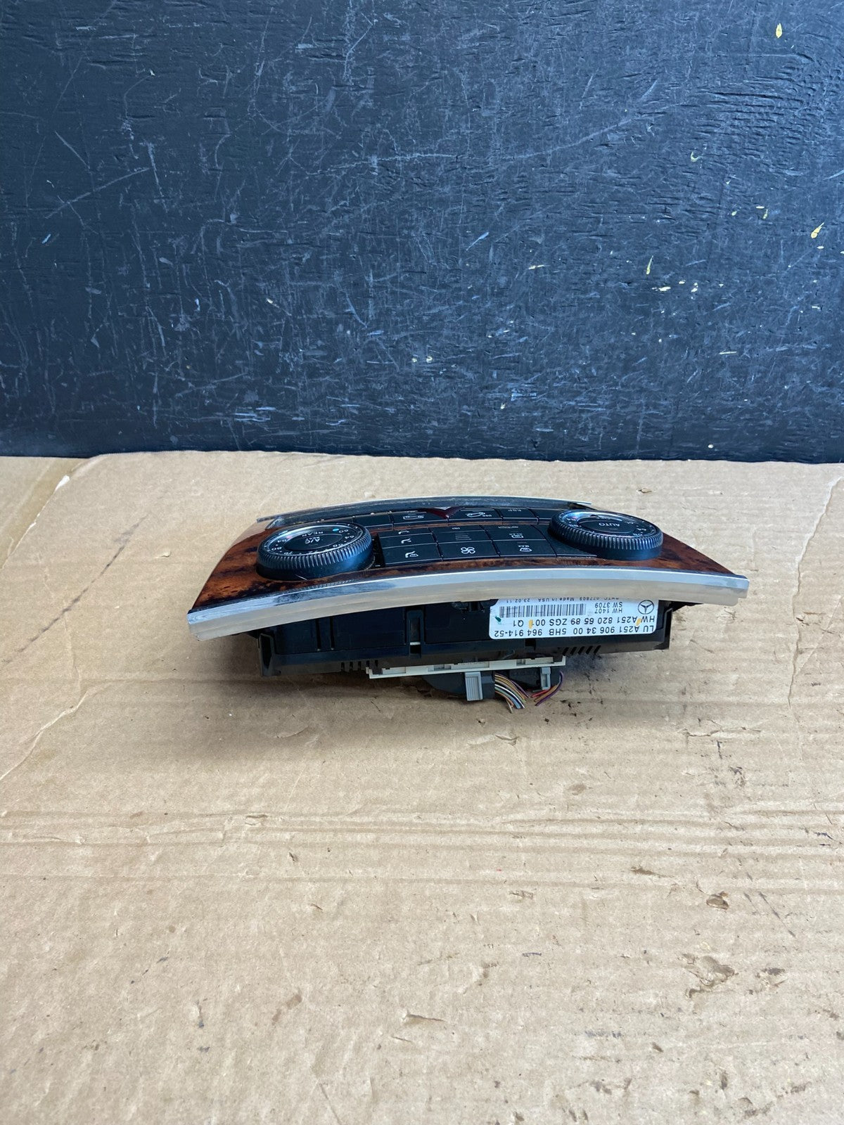 2007-2012 Mercedes X164 GL350 GL450 Climate Control Bezel Wood Switch AF2105 DW3