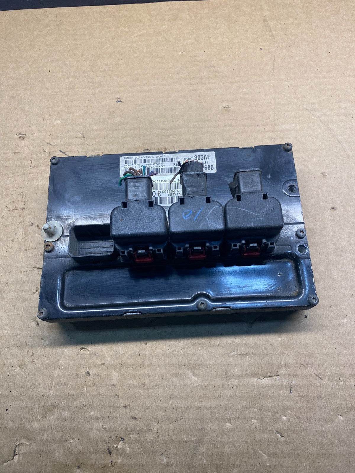 2008 Jeep Grand Cherokee Commander 3.7 Engine Computer ECU p05187305af AC8098 DG0