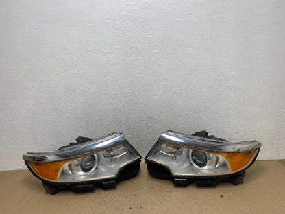 2011 to 2014 Ford Edge Front Left+Right Headlights Halogen AE9687 DW0