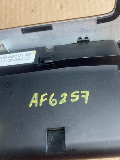 2000-2006 Mercedes S430 S500 W220 AC Heater Climate Control Trim Bezel AF6257 DG5