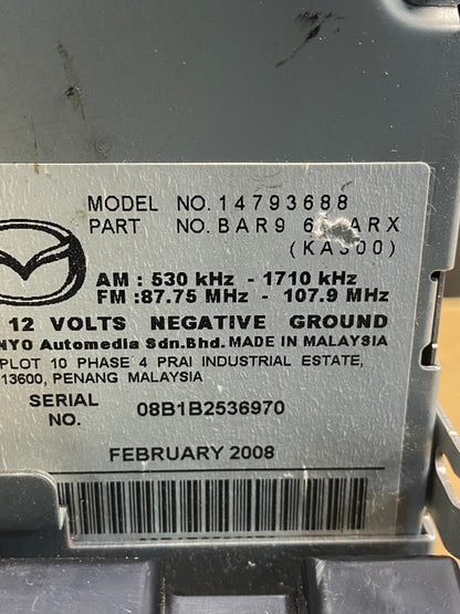 2008 2009 Mazda 3 Radio Stereo CD MP3 Player Control ad9878 DG6