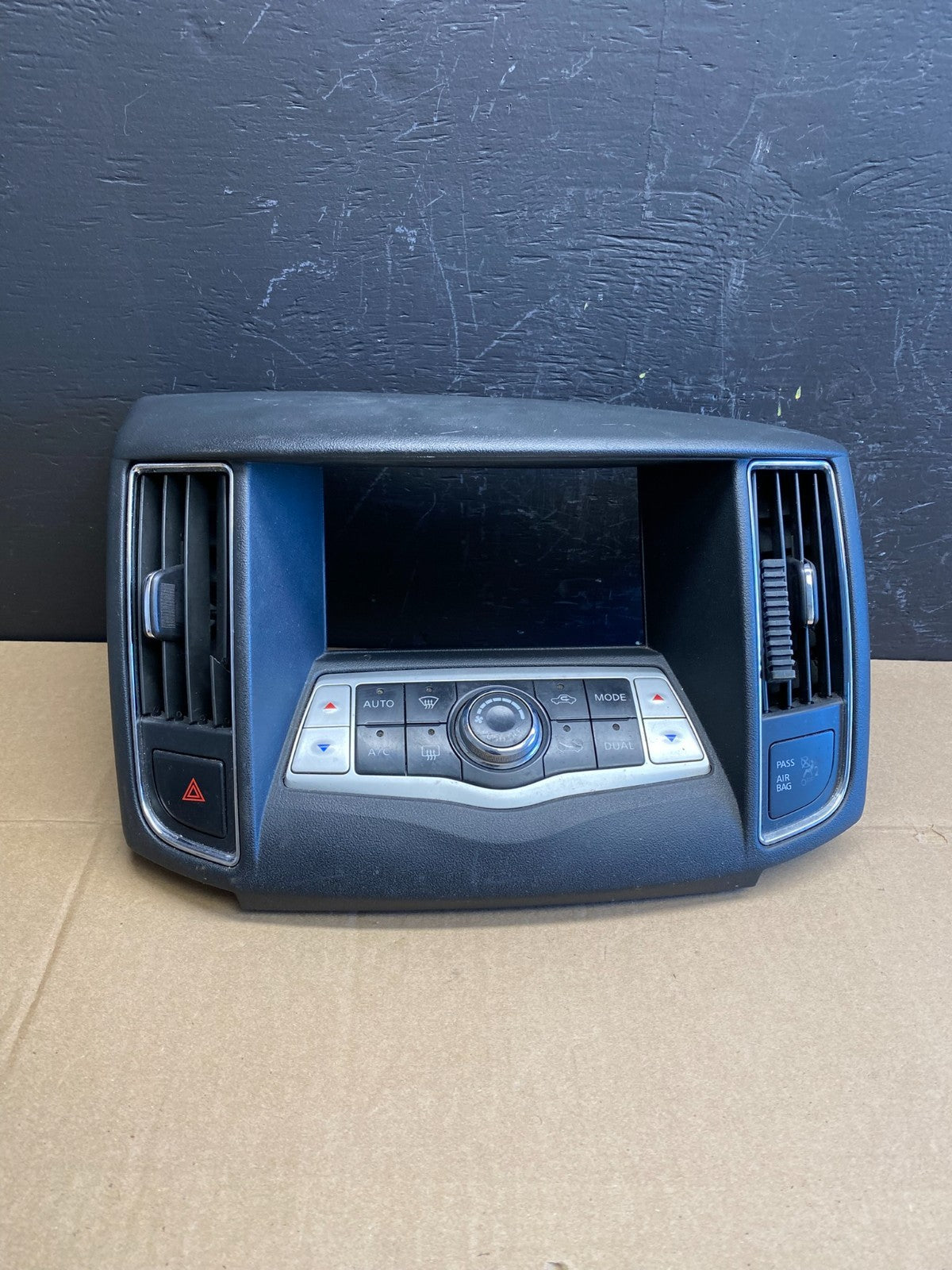 2009-2014 Nissan Maxima Center Console Climate Control Radio Bezel OEM AB9169 DG0