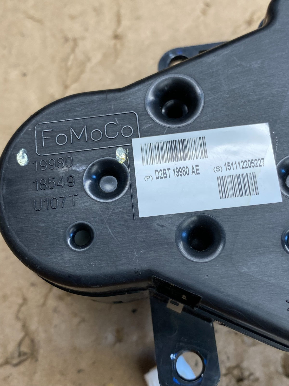 2014 to 2019 Ford Fiesta Climate Control Heater A/C AC aj1631 DG3
