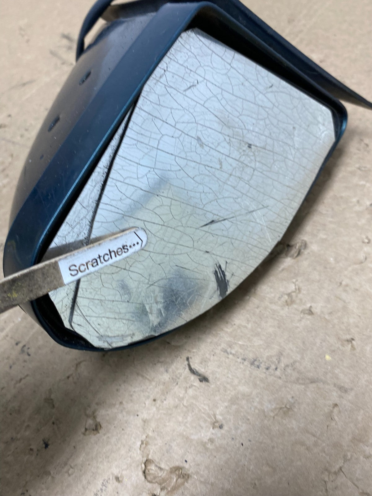 1989 1997 Mercury Cougar Right Passenger Side View Door Mirror Panel AF7998 DW5