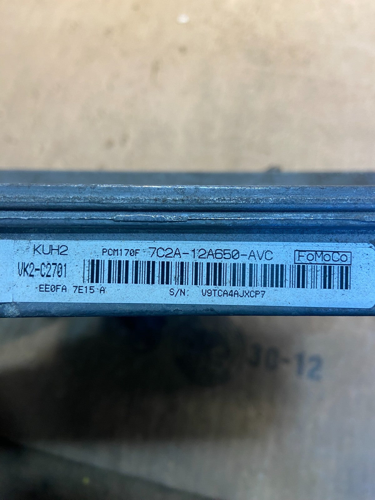 2007 Ford Van E-Series 5.4L Engine Control ECM 7C2A-12A650-AVC Z5554 DG2