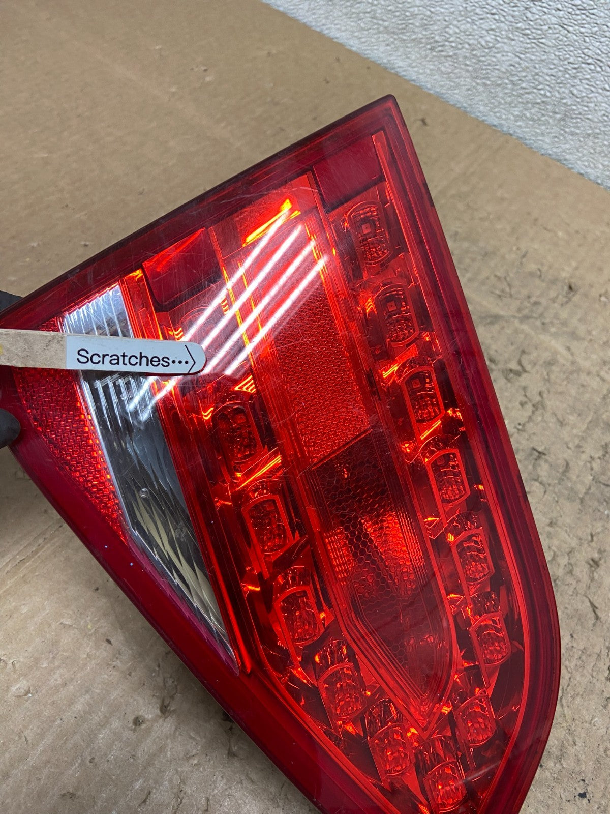 2009 2010 2011 2012 Audi A4 Sedan Left Driver Inner LED Tail Light Oem Z1086 DW3