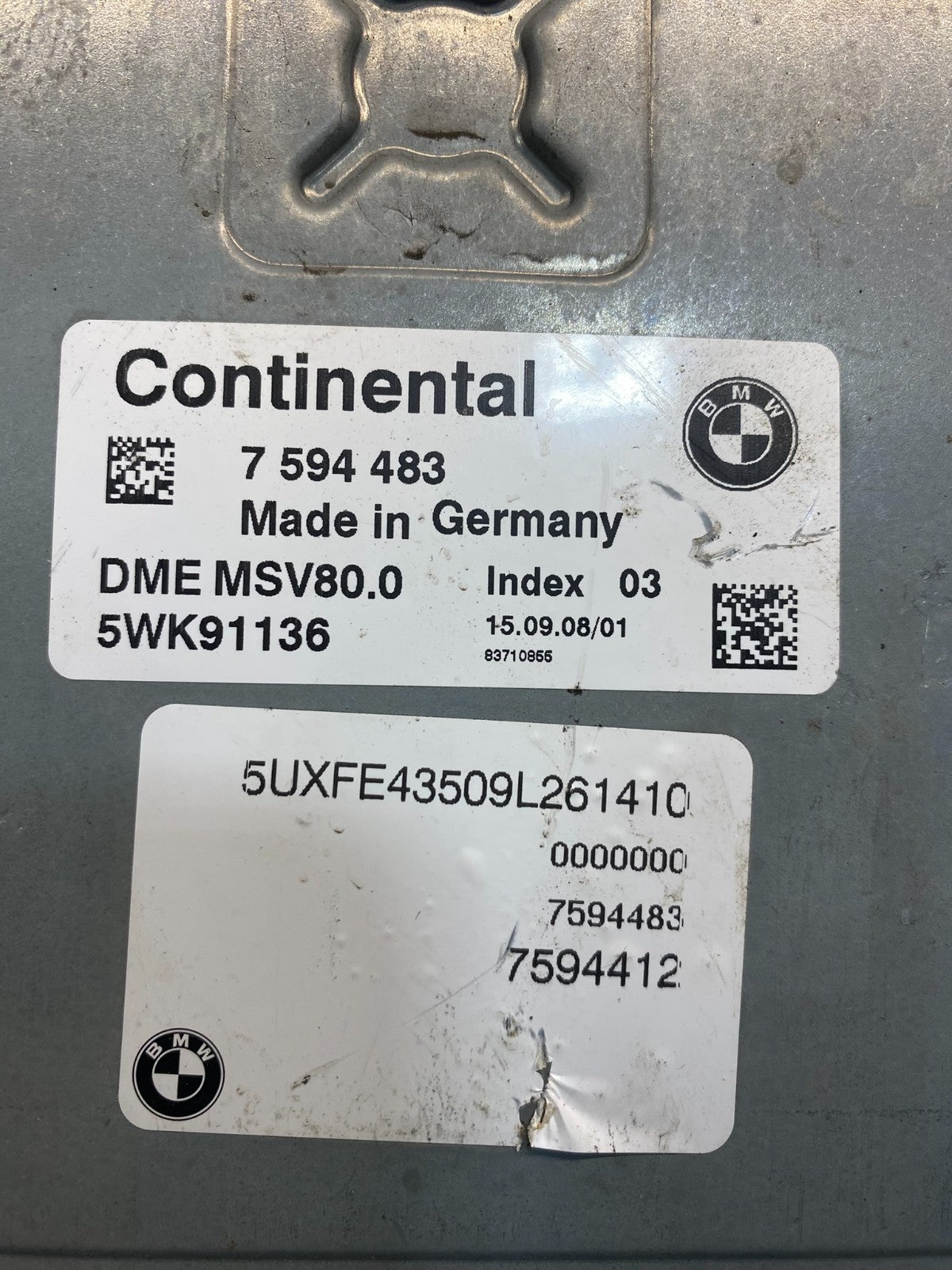 2007 to 2010 Bmw 323i Ecm Ecu Engine Computer 7594483 ac8108 DG2