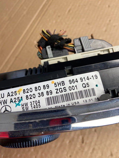 2006 2008 2009 Mercedes ML350 AC Temp Heater Climate Control af6202 DG5