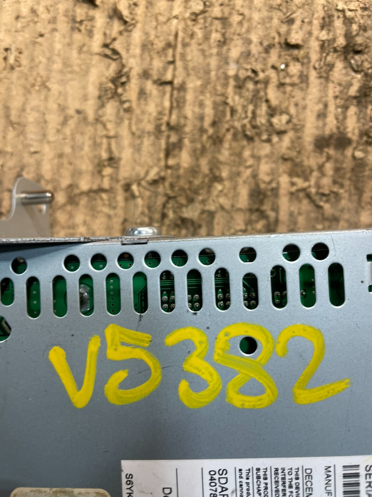 2011 Ford Edge Radio Cd Mechanism Receiver V5382 DG6