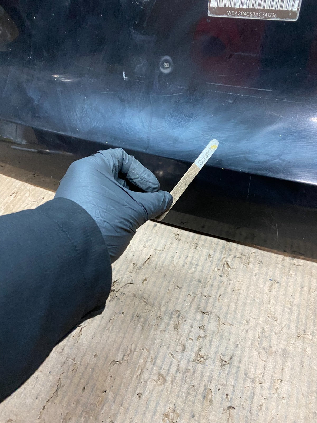 2010-2013 BMW F07 535i 550i GT Rear Trunk Lid Lower Bottom Trim Molding X0107 DG5