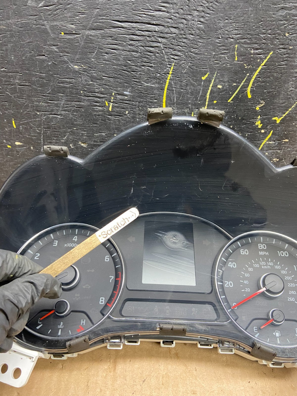 2014 2015 2016 Kia Forte Speedometer Cluster Gauge Bezel Trim Y5523 DG1